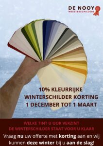 De Nooy Schilders Winterschilder korting 2024